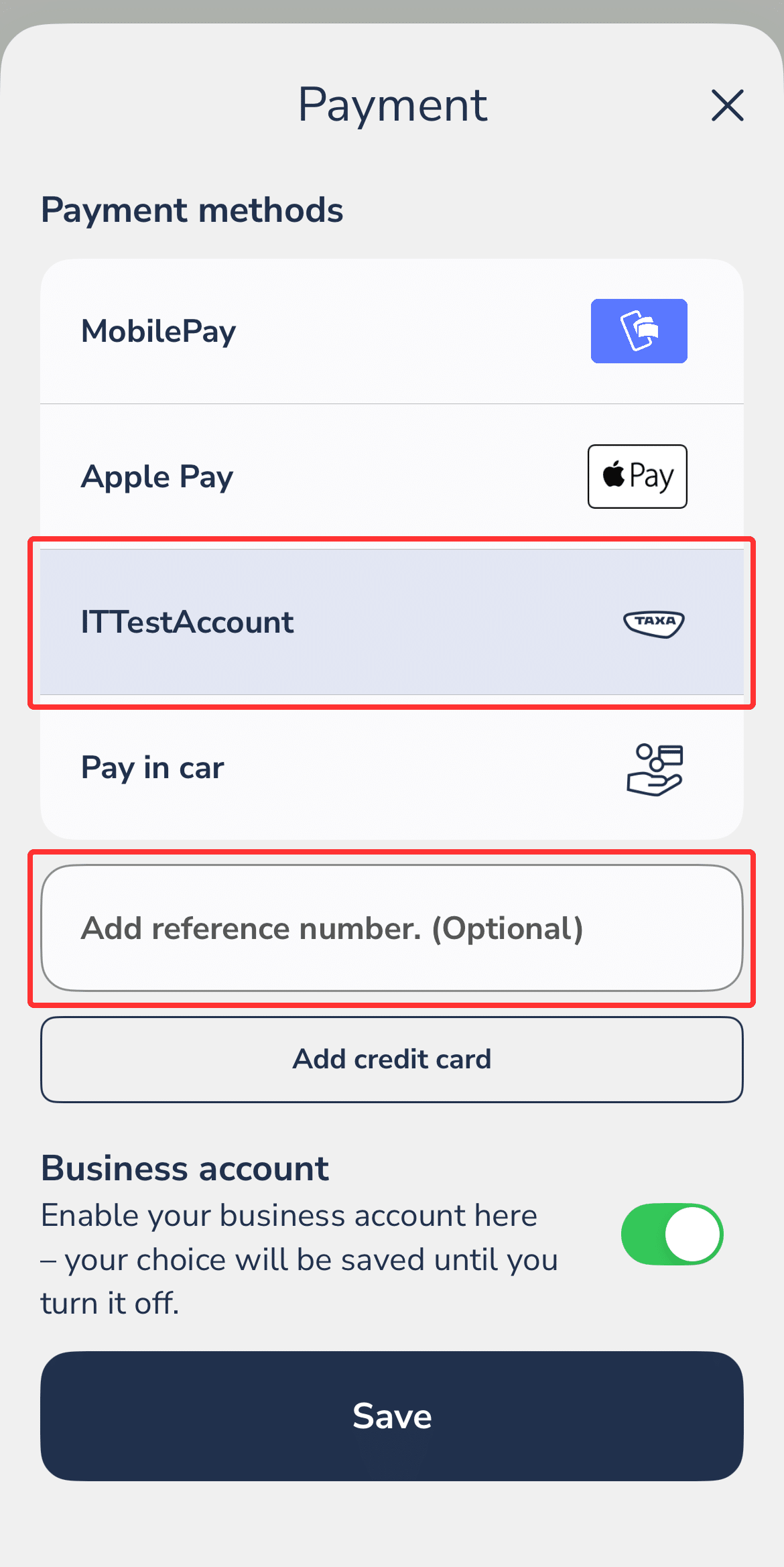 Order a taxi with your company agreement 3