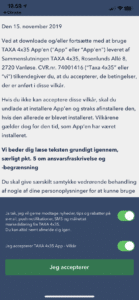 Opret en brugerprofil i TAXA app 9