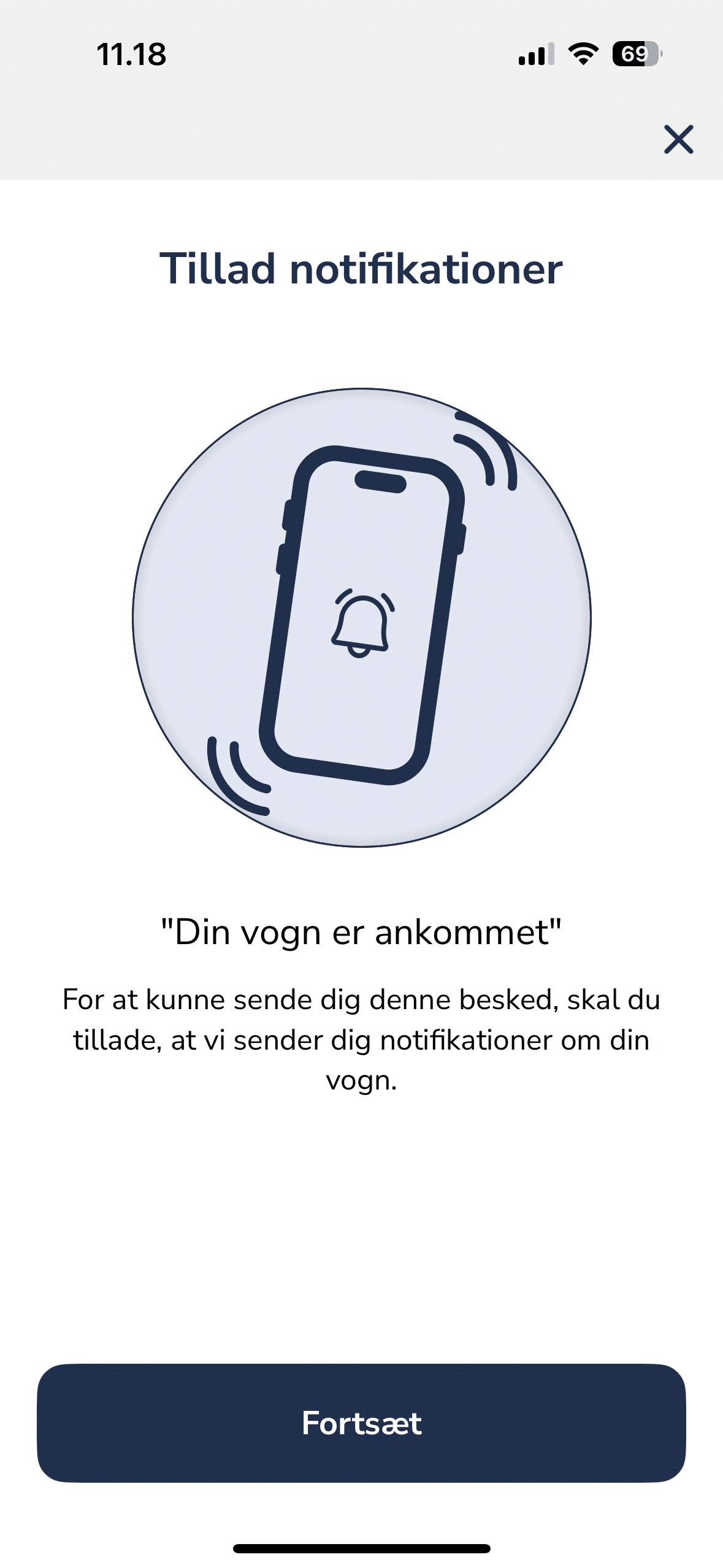 Opret en brugerprofil i TAXA app 8
