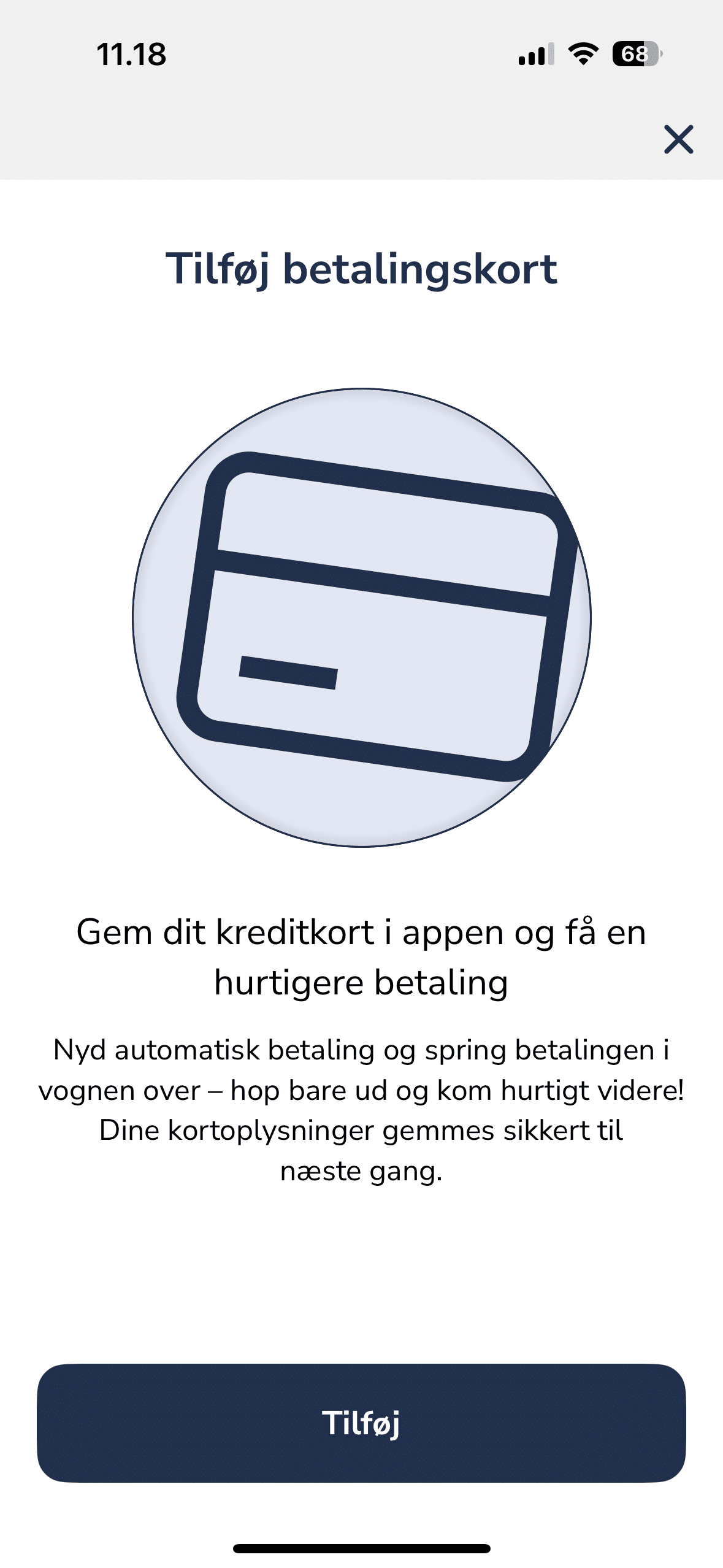Opret en brugerprofil i TAXA app 9