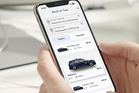 Get a taxi agreement 3 Hent TAXA app