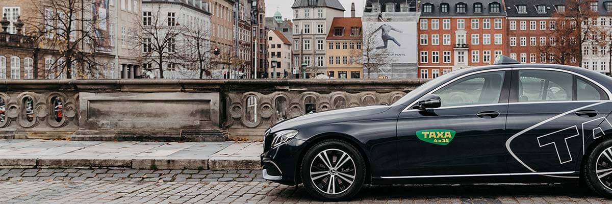 TAXA København 2 (AB test - bybanner m phone/app) 1 Bestil taxa i København - TAXA 4x35