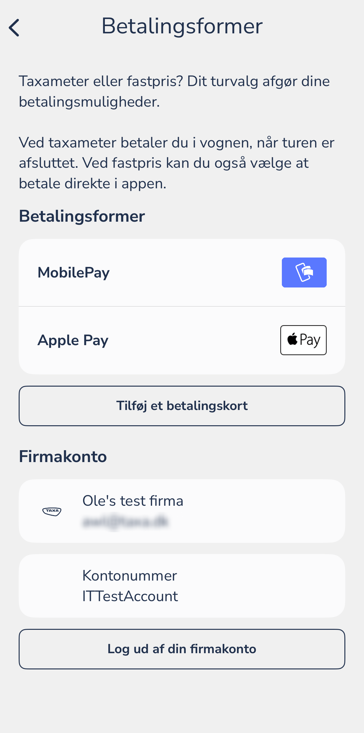 Tilføj jeres firmakonto i appen 4