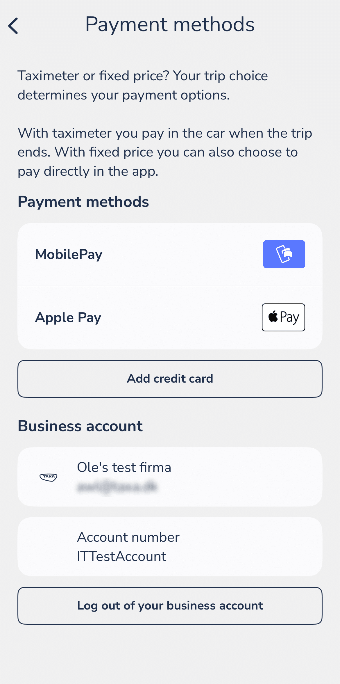 Add your company agreement to the taxi app 4
