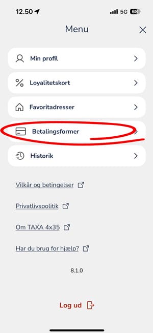 Tilføj jeres firmakonto i appen 1